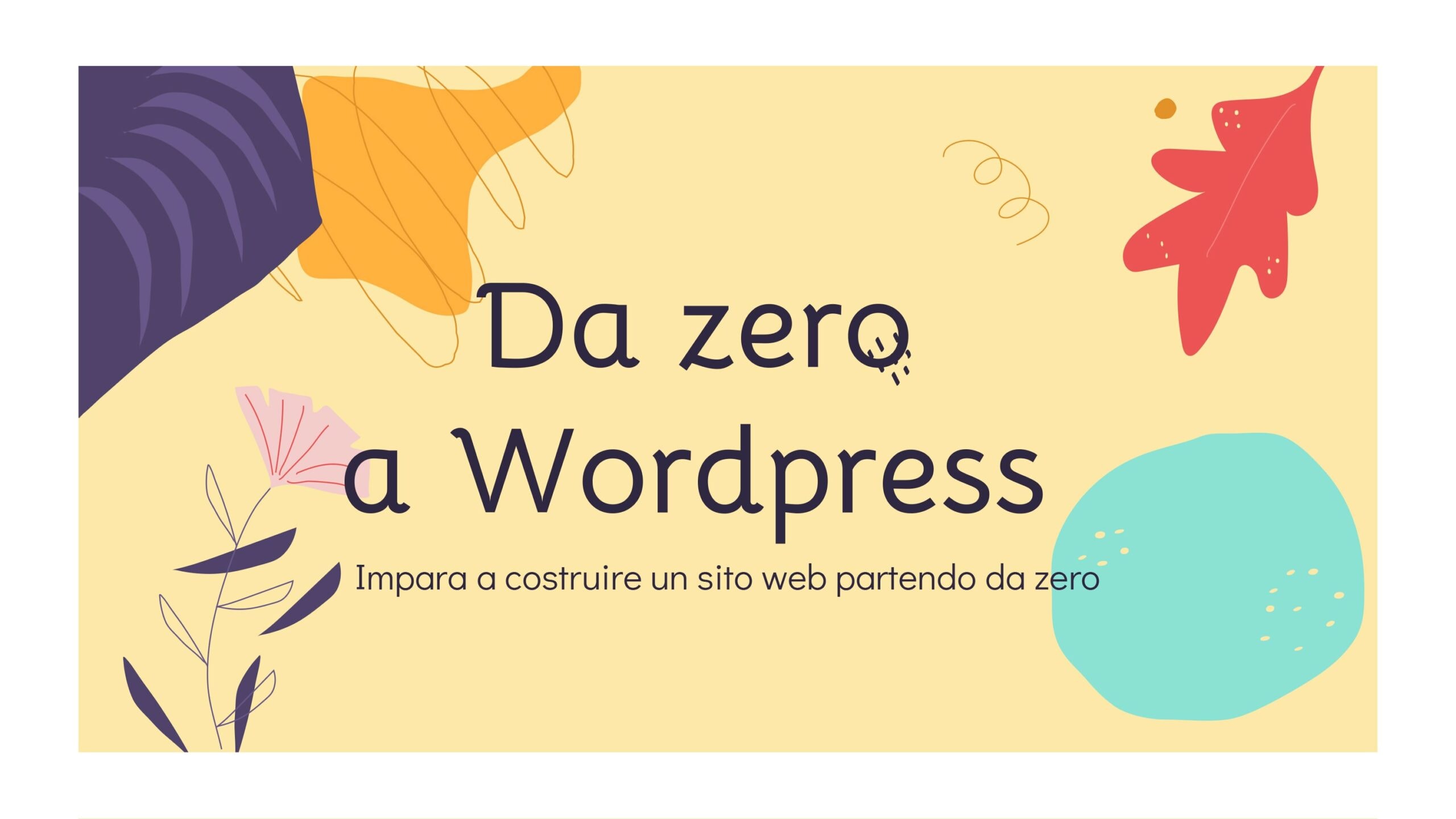 Da-Zero-a-Wordpress